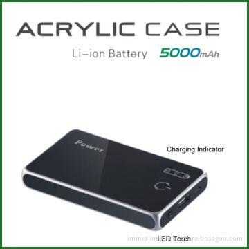 5000mAh Factory OEM Mirror Case Portable Power Bank